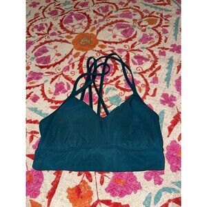 All in motion blue sports bra